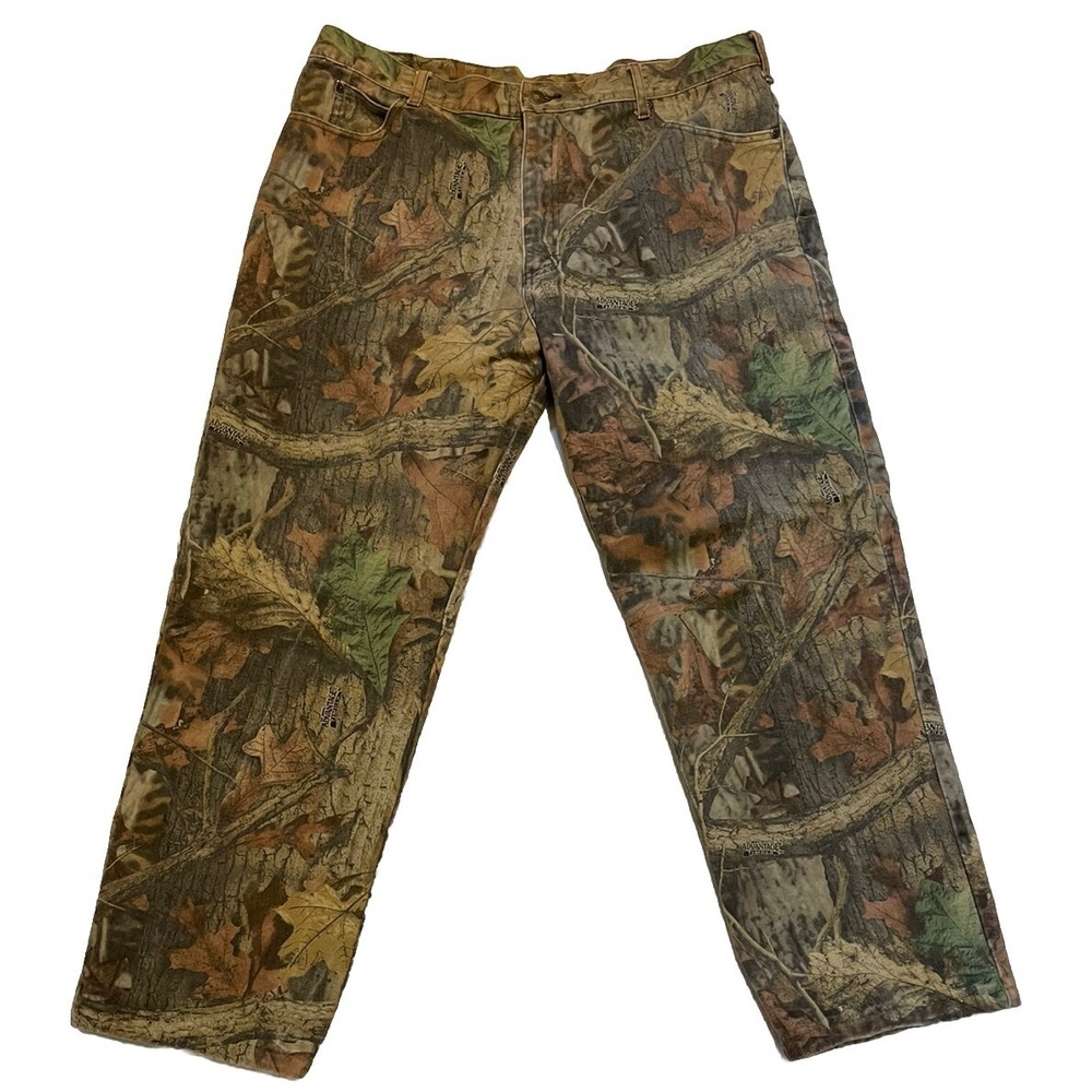 Cabelas Hunting Pants‎ Advantage Timber Camo Pants Size 40 Regular Pockets